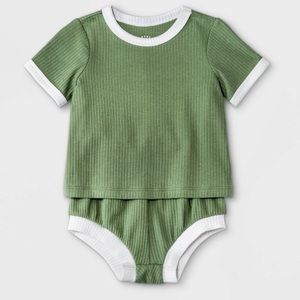 Baby boy green set
